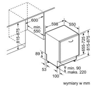 Vaatwasser volledig integreerbaar 60cm Siemens SN636X06KE// detail 2