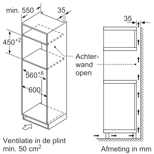 Combi : four + micro-ondes Bosch CMA585MB0//-- ZWART detail 1