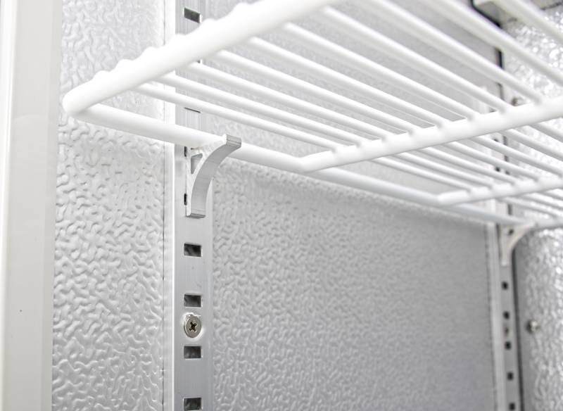 Flessenkoeler/ glazen of volle deur HUSKY C3-865-BK-NL/draaideuren detail 2