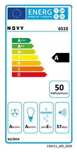 Hotte cheminée Novy 6510 / Novy Salsa detail 4