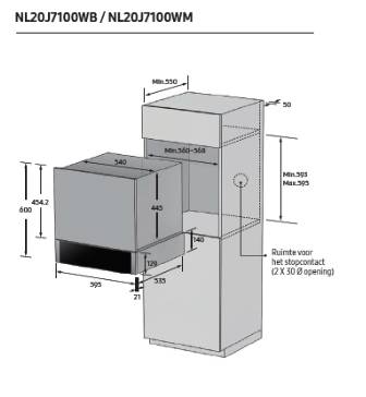 Tiroir chauffe plat Samsung NL20T8100WK / ZWART ONYX detail 3