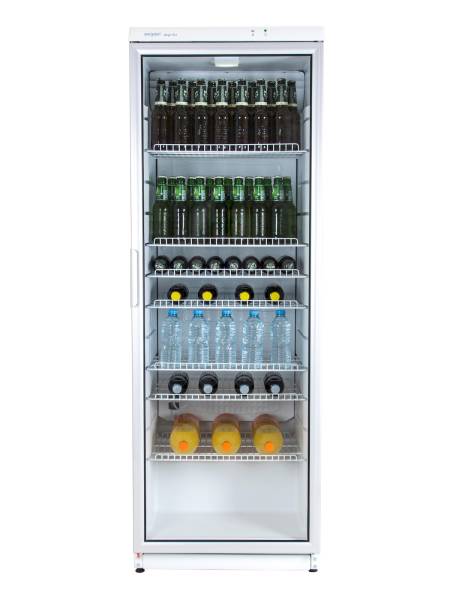 Flessenkoeler/ glazen of volle deur Exquisit GKS350-1-GT-280DW vooraanzicht