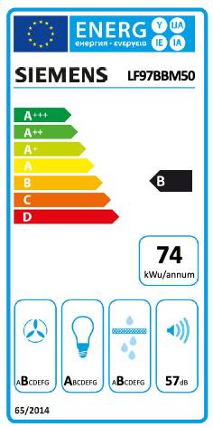 Hotte îlot Siemens LF97BBM50 detail 6