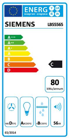 Hotte groupe aspirant Siemens LB55565 detail 4