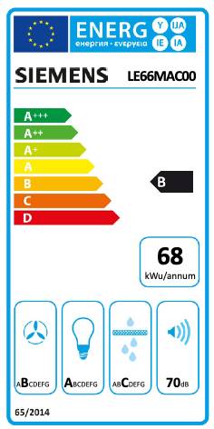 Hotte intégrable Siemens LE66MAC00 detail 6