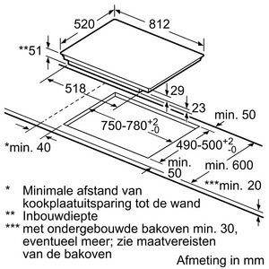 Kookplaat inductie Siemens EX875LYC1E/--- detail 1