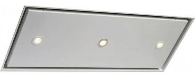 Dampkap inbouwgroep Venduro RA120LOW-MMINOX vooraanzicht