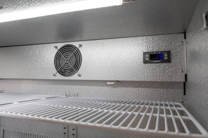 Refroidisseur à boisons/ porte vitrée ou pleine HUSKY C2SLIDE-865-BK-NL/schuifdeuren detail 2