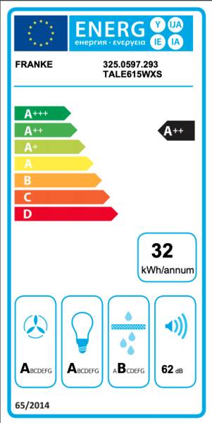 Hotte cheminée Franke TALE615WXS detail 4
