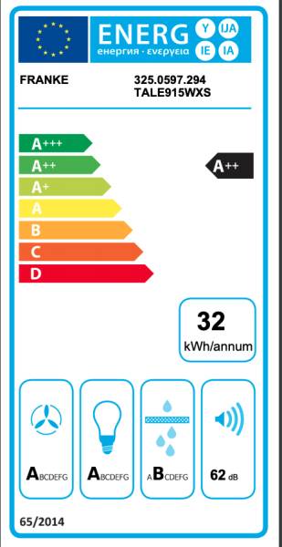 Hotte cheminée Franke TALE915WXS detail 4