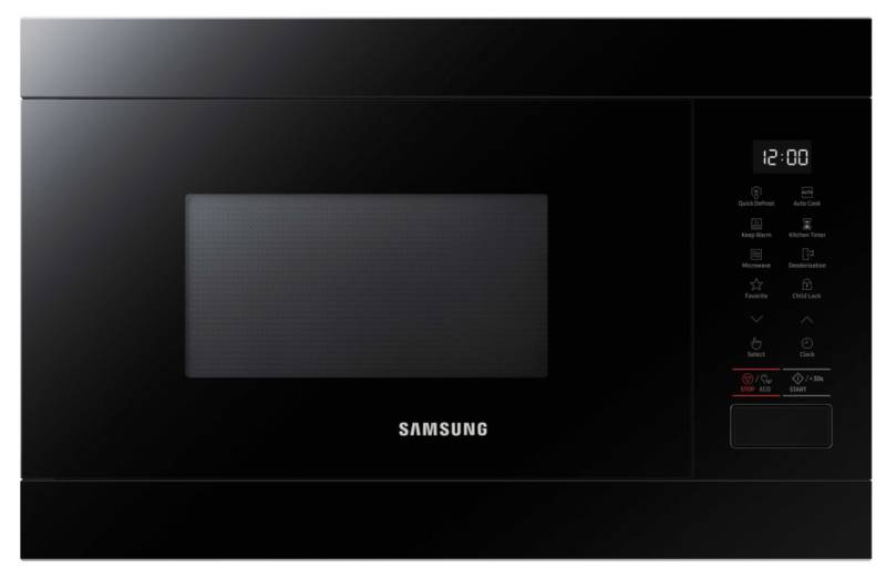 Micro-ondes sans grill Samsung MS22T8254AB / ZWART ONXY vooraanzicht