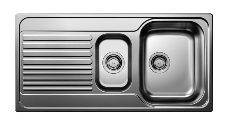 Dubbele spoelbak Blanco 526620 vooraanzicht