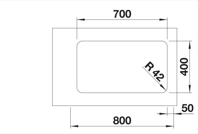 Evier 1 bassin Blanco 526125/** detail 1
