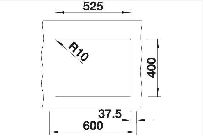 Evier 1 1/2 bassin Blanco 523567/** detail 1