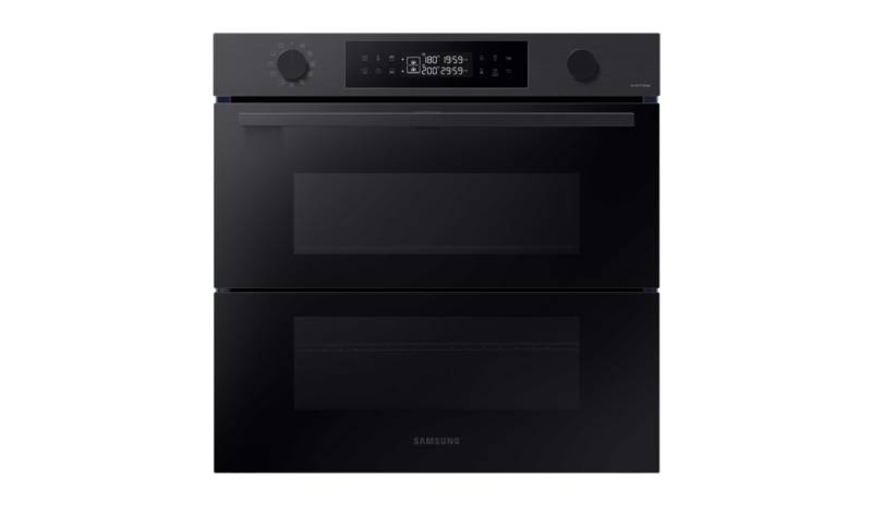 Four air pulsé/multifonction Samsung NV7B4550UAB / ZWART STAINLESS STEEL vooraanzicht