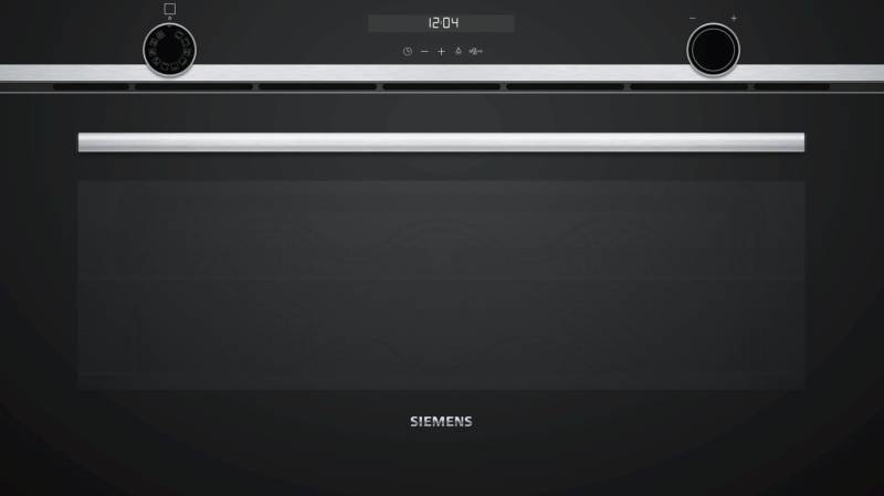 Multifunctie oven Siemens VB558C0S0/zwart vooraanzicht